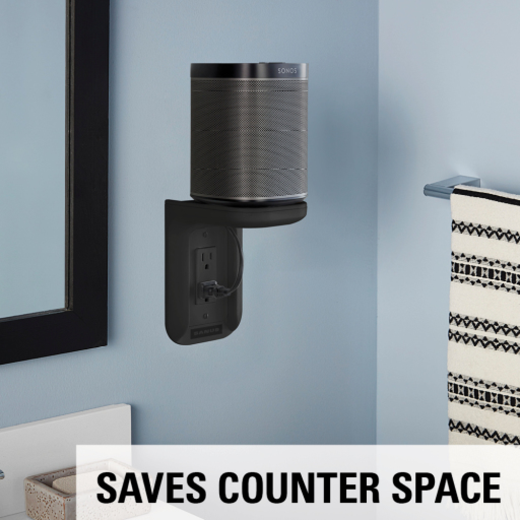 Outlet Shelf for Electronics and Speakers up to 10 lbs